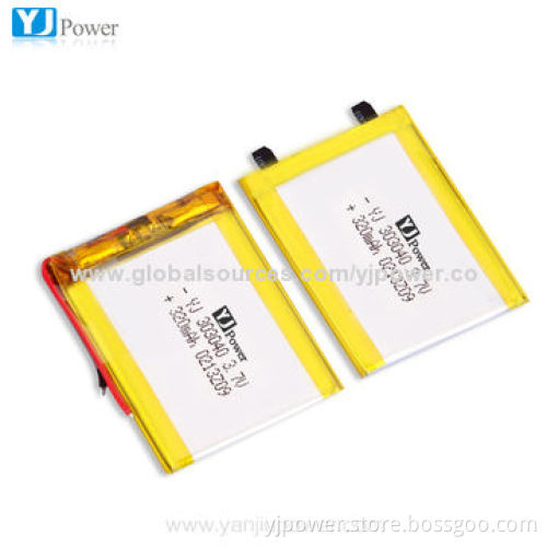 Rechargeable Polymer Batteries, 4030150, 2,200mAh/3.7V
